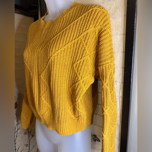 Fashion Nova Sweaters - Fashion Nova Golden Knit Sweater